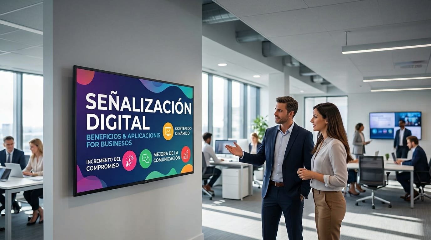 Cartelería digital para empresas: ventajas y aplicaciones