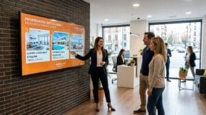 Cartelería digital para inmobiliarias: usos, ventajas y recomendaciones