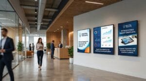 Pantallas digitales con contenido personalizado para empresas