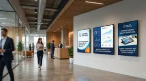 Digital Screens with Customised Content for Businesses